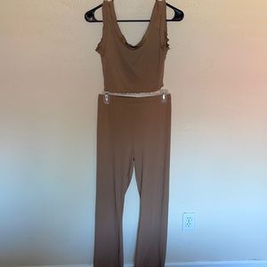 Tan Sleepwear Set